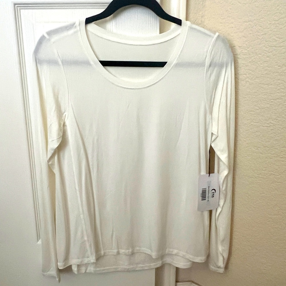 White Heavenly Long T